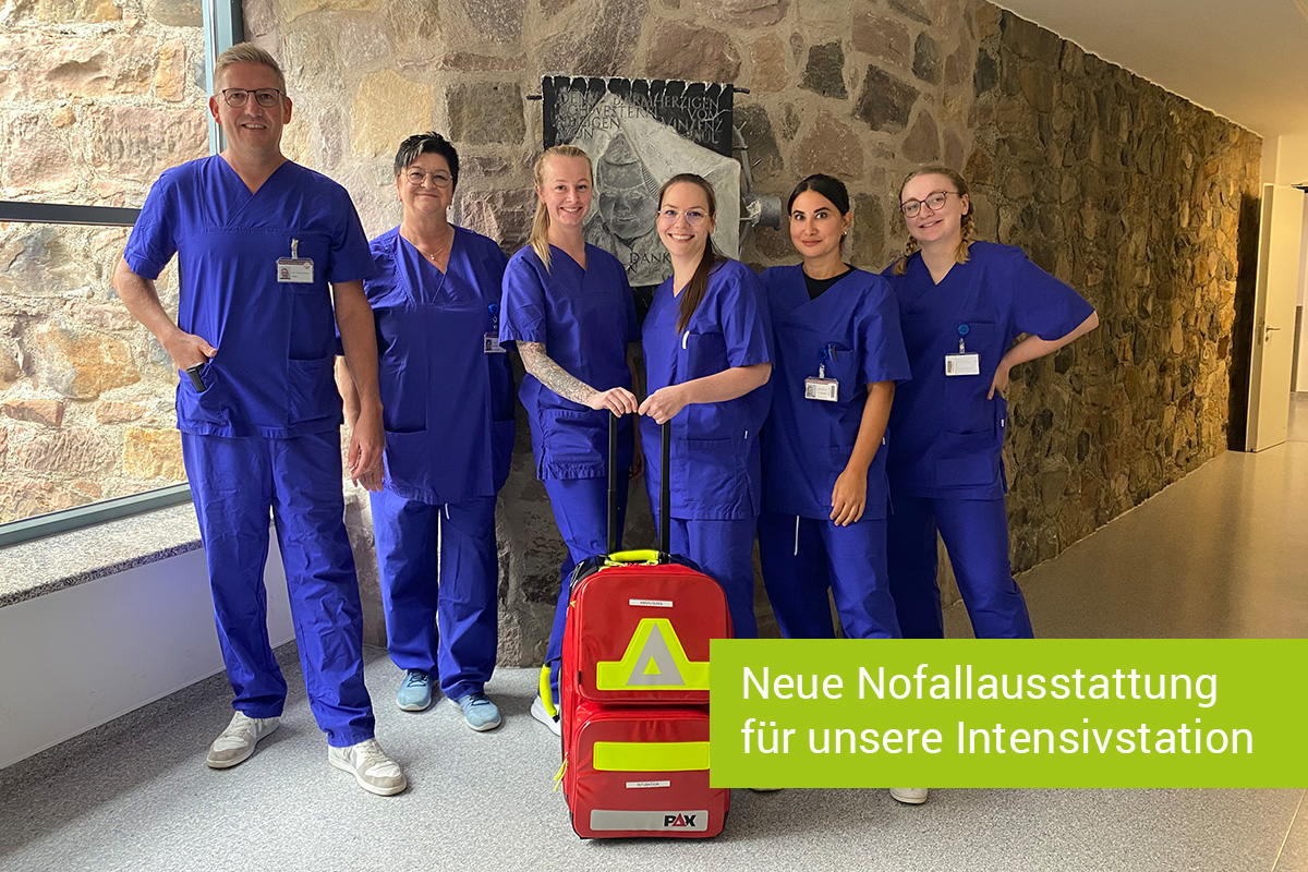 Neue Notfallausstattung für unsere Intensivstation