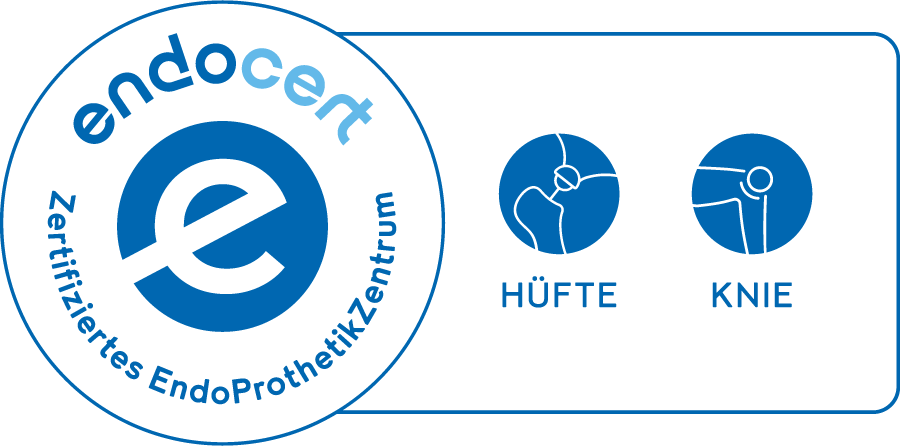 EndoCert Logo für Hüfte und Knie